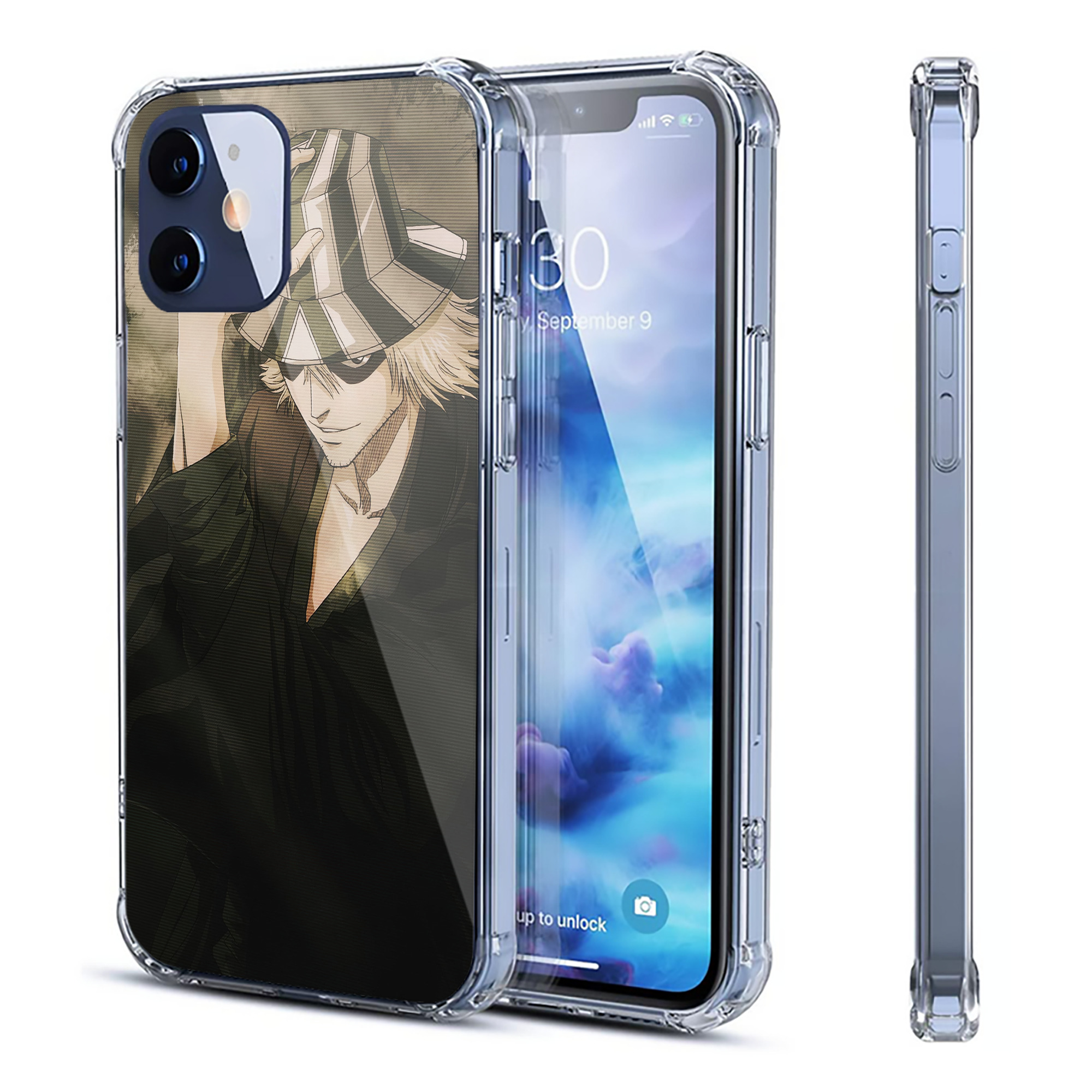 （画像用） ブリーチ BLEACH 【iPhone 12シリーズ対応】透明スマホケース（クリアソフトケース）